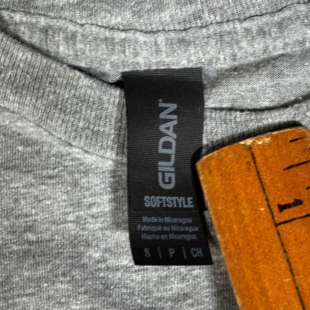 Gildan Park City T-Shirt Mens Small Gray Geometric Mountain‎ Graphic - Picture 3 of 7